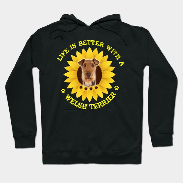 Welsh Terrier Lovers Hoodie by bienvaem